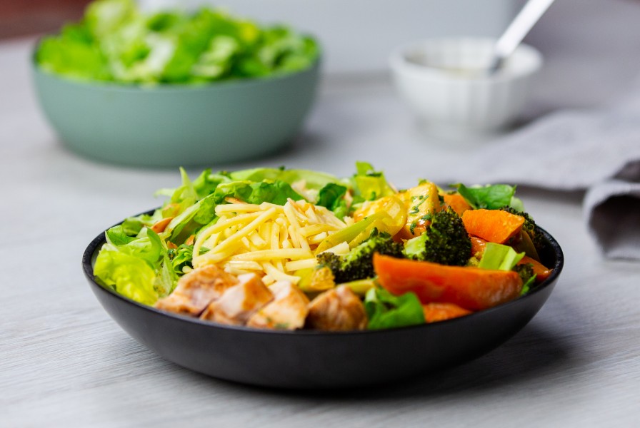Chicken & Roasted Veg Protein Bowl