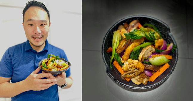 Kwanghi Chan’s Vegetable and Chicken Spice Bag