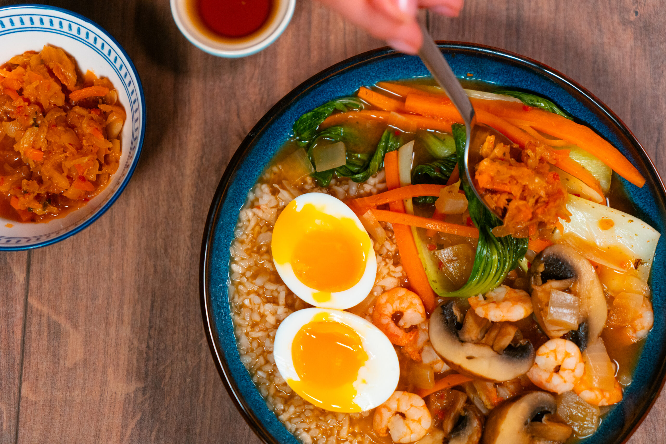 KOREAN PRAWN VEGETABLE BOWL