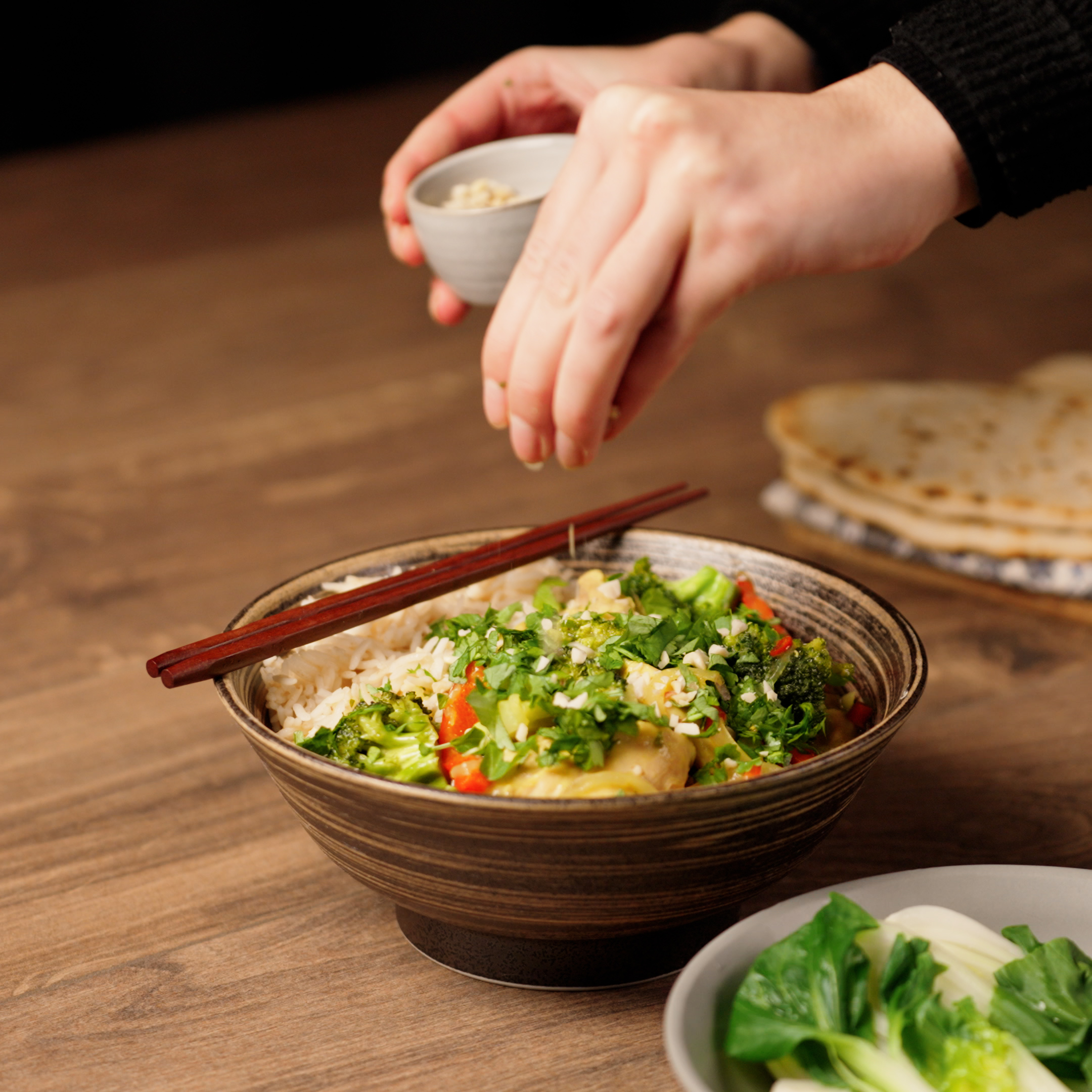 Indonesian Broccoli and Chicken Curry
