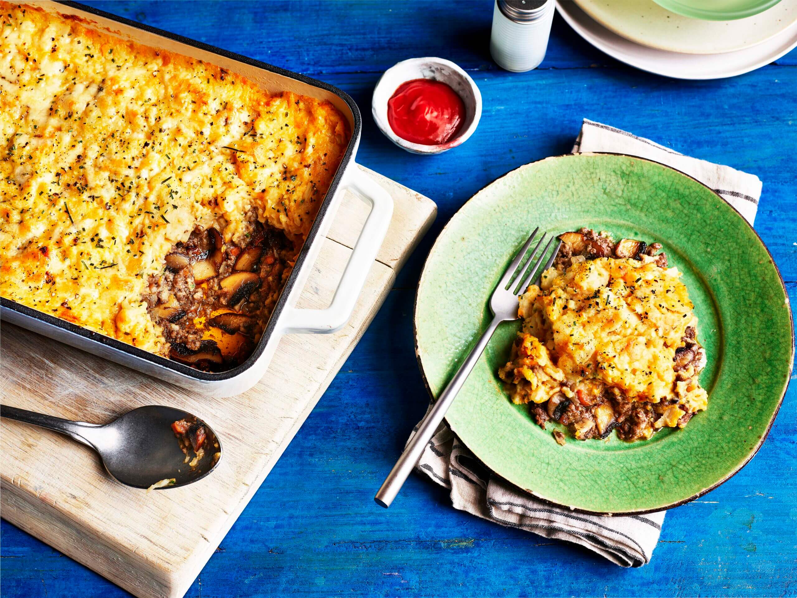 Mushroom & Beef Cottage Pie